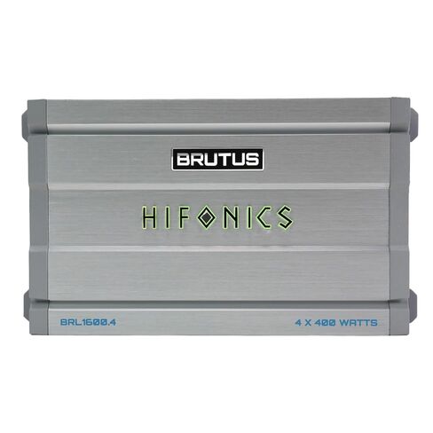 Hifonics Brutus BRL1600.4 car Audio Four Channel Amplifier Delivering 1600 watts RMS with a Built-in UV Meter and Intelligent Power Management System. in Saudi Arabia