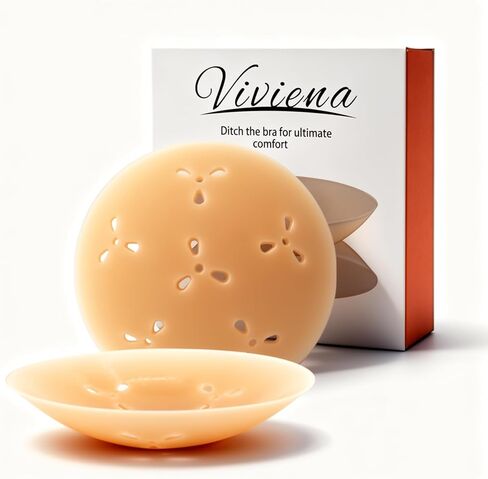 Viviena Nipple Covers for Women Reusable Silicone 3 Pairs Silicone Pasties, Breathable Sweatproof, with Portable Travel Case in Saudi Arabia