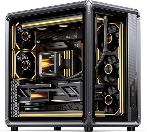 JONSBO X400 Gray ATX PC Case, Back-Connect Desktop Case,MB Auxiliary Air Guidance Cooling System, E-Sport Assistant,3 Sides SP 360 AIO,SP 427mm GPU, ATX<180mm,Compatibility/Heat Dissipation,Gray in Saudi Arabia