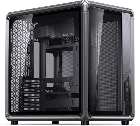 JONSBO X400 Gray ATX PC Case, Back-Connect Desktop Case,MB Auxiliary Air Guidance Cooling System, E-Sport Assistant,3 Sides SP 360 AIO,SP 427mm GPU, ATX<180mm,Compatibility/Heat Dissipation,Gray in Saudi Arabia