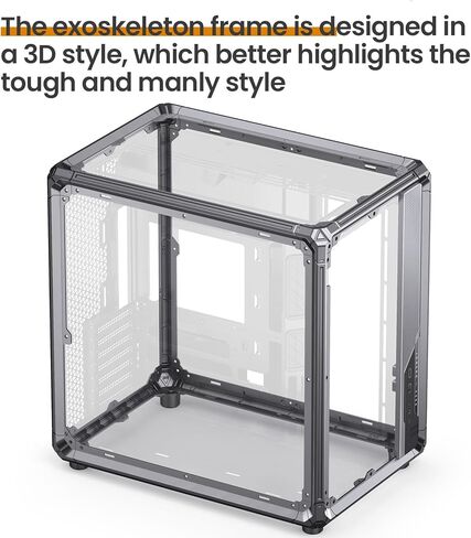 JONSBO X400 Gray ATX PC Case, Back-Connect Desktop Case,MB Auxiliary Air Guidance Cooling System, E-Sport Assistant,3 Sides SP 360 AIO,SP 427mm GPU, ATX<180mm,Compatibility/Heat Dissipation,Gray in Saudi Arabia
