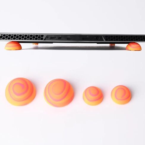 Multi-Angle Heat Dissipation Mats for Laptops with Non-Slip Silicone Construction and Compact Storage Cooling Ball Silicone Notebook Cooling Feet in Kuwait