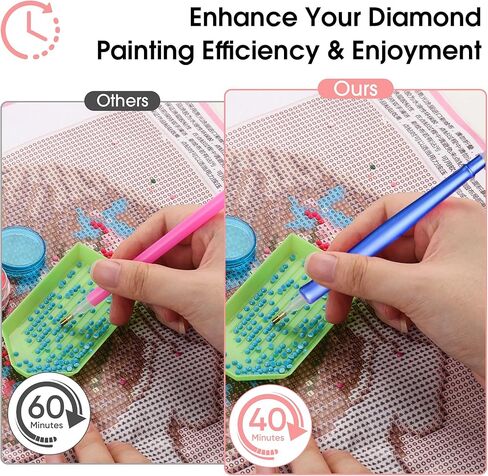 قلم رسم ماسي كهربائي، قلم فني ماسي مفرغ لاسلكيًا مع حقيبة تخزين، شفط قابل للتعديل 5 مستويات، بطارية قابلة لإعادة الشحن 10 ساعات، أدوات إكسسوارات فنية ماسية للبالغين، رسام إلكتروني لا يحتاج إلى حد أقصى in Kuwait