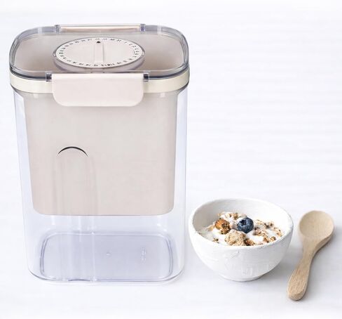 Yogurt Dehydrator, Small-Batch Greek Yogurt Maker with Built-In Date Reminder Fresh, Simple & Just the Right Amount — Food-Grade BPA-Free Materials in Saudi Arabia