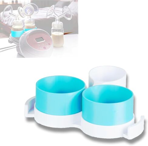 حامل زجاجة وخرطوم لمضخة الثدي، الطراز الأقدم (فتحة دائرية)، يناسب جميع إصدارات S1 S2، تنظيم وتبسيط رحلة الضخ الخاصة بك، تصميم عملي لسهولة الاستخدام (أبيض) in Kuwait