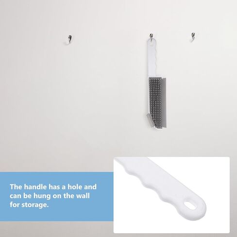 Multi-Functional Window Cleaning Brush with Dust Scrubber Silicone Kitchen and Bathroom Cleaning Tool Portable White Brush in Saudi Arabia