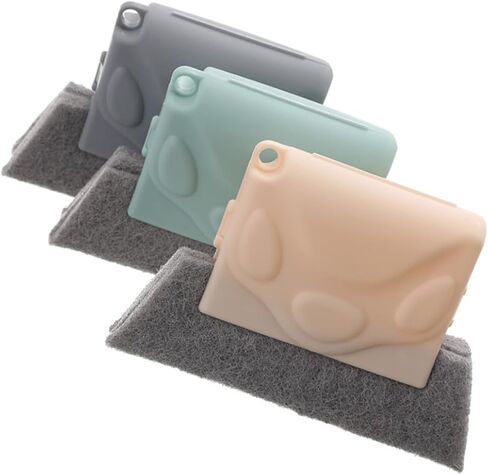 Groove Cleaning Brush Window Slot Gap Brush 3pcs Household Crevice Cleaning Tool for Window Tracks and Grooves Random Color in Saudi Arabia