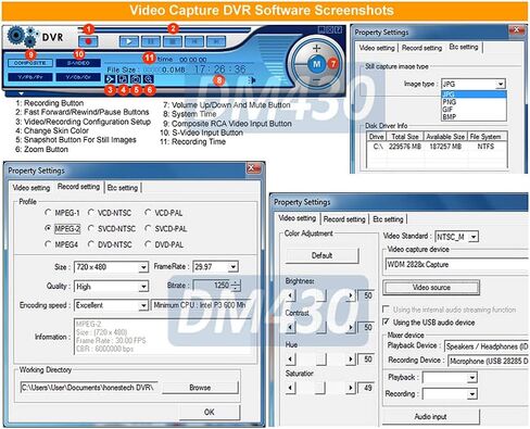 Composite RCA S-Video to USB DVR Adapter Digital MPEG Video Recorder in Saudi Arabia