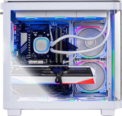 كمبيوتر الألعاب Skytech Gaming King 95، AMD Ryzen 7 9850X3D 4.7 جيجا هرتز، NVIDIA RTX 5080 16 جيجا VRAM، 1 تيرابايت Gen4 NVMe SSD، 32 جيجا DDR5 RAM 6000، 850 وات Gold ATX 3 PSU، 360 ARGB AIO، Wi-Fi، Win 11، سطح المكتب in Kuwait