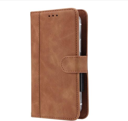 for innioasis G1 G3 G5 MP3 Player Case, Universal Leather Wallet with Card Holder Slots Movable Clip Magnetic Flip Wallet Protection Case Cover for innioasis G1 G3 G5 MP3 Player -Brown in Saudi Arabia