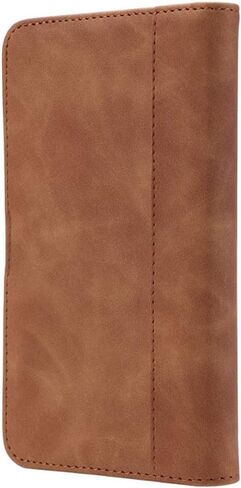for innioasis G1 G3 G5 MP3 Player Case, Universal Leather Wallet with Card Holder Slots Movable Clip Magnetic Flip Wallet Protection Case Cover for innioasis G1 G3 G5 MP3 Player -Brown in Saudi Arabia