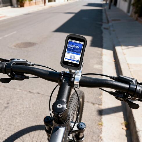 واقي شاشة لجهاز Garmin Edge 850/Edge 550 GPS (3+1pack) وغطاء حافظة من السيليكون، طبقة من الزجاج المقسى مضادة للخدش تغطية كاملة عالية الوضوح (أسود) in Kuwait