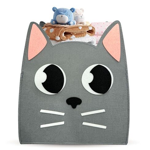 Felt Storage Caddy;Panda Baby Nursery Basket, Nursery Organizer for Store Infant Newborn Essentials, Storage Organizer with Cute Panda Design for Diaper Toys Baby Vintage Decor in Saudi Arabia