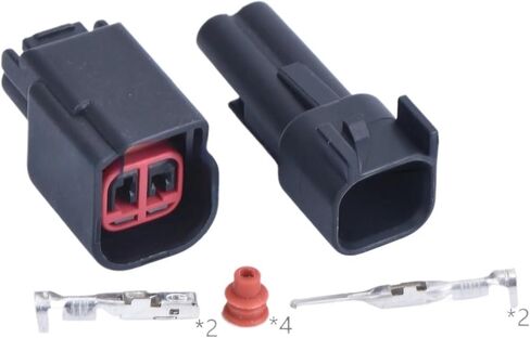 1 مجموعة 2 دبوس موصلات السيارات السيارات مركز p/العروة p/العروة EV6, E-4014A E-4011A (أنثى) in Saudi Arabia