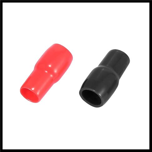 2 Pair Car Auto 4 Gauge Strip Spade Terminal Adapter U Type Crimp Terminal Connector for Speaker Wire Cable Black Red Durable Material in Saudi Arabia