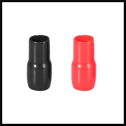 2 Pair Car Auto 4 Gauge Strip Spade Terminal Adapter U Type Crimp Terminal Connector for Speaker Wire Cable Black Red Durable Material in Saudi Arabia