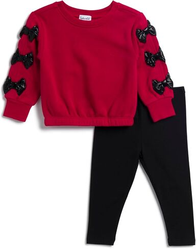 Splendid baby-girls Shiny Bow Sweatshirt Set in Saudi Arabia