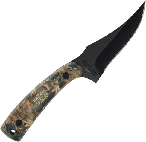 Old Timer 152OTBC Pro Hunter Camo Sharpfinger 7.1in Full Tang Fixed Blade Knife with 3.3in High Carbon SS Clip Point Skinner Blade, and Camo Handle for Hunting, Skinning, Field Dressing, and Outdoor in Saudi Arabia