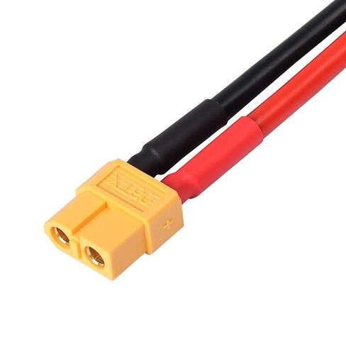 XT60 XT-60 Extension Cable, XT60 Male to XT60 Female Adapter Extension Cord with 50cm 12AWG Silicone Wire for Solar Panel RV Automotive RC Lipo Battery in Saudi Arabia