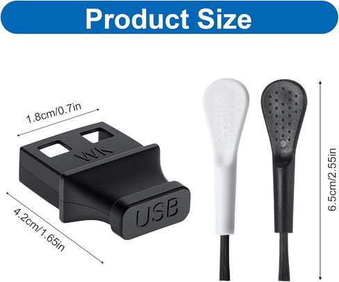 10 قطع من سدادات منفذ غطاء الغبار USB من النوع A مع مقبض، مجموعة أدوات حماية منافذ USB أنثى سوداء من النوع A مع فرشتي تنظيف للكمبيوتر المحمول وجهاز التوجيه التلفزيوني وجميع الأجهزة in Kuwait