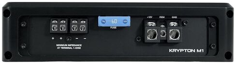 حزمة صوت السيارة Rockville: Krypton-M1 2000w Peak/500w RMS Mono 1 Ohm Car Amplifier مع جهاز تحكم عن بعد، RWK41 4-Gauge مجموعة أدوات تثبيت كاملة مع RCA، عنصرين in Kuwait