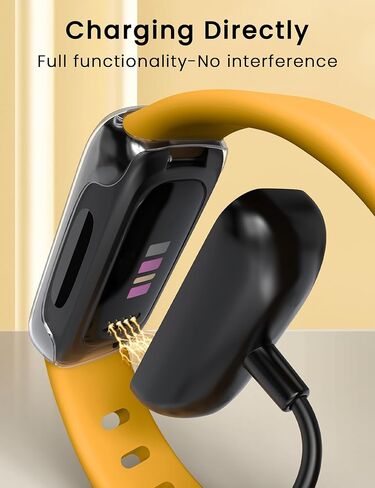 Sinoacc 3 Pack for Fitbit Inspire 3 حافظة حماية للشاشة، واقي شاشة مرن ناعم من مادة TPU حماية كاملة للتغطية غطاء خفيف الوزن مقاوم للخدش من أجل Inspire 3 لتتبع الصحة واللياقة البدنية، شفاف in Kuwait