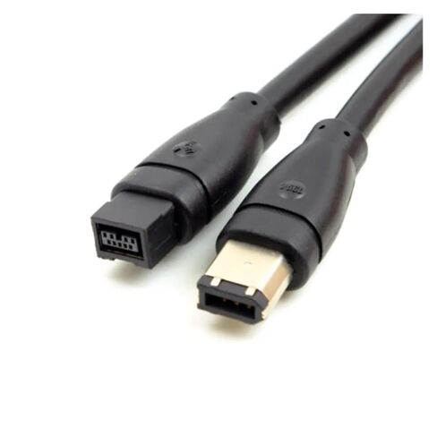 9 دبوس / 6 كابل فاير واير 800 إلى 400 IEEE 1394B لون أسود 1.8 متر in Kuwait