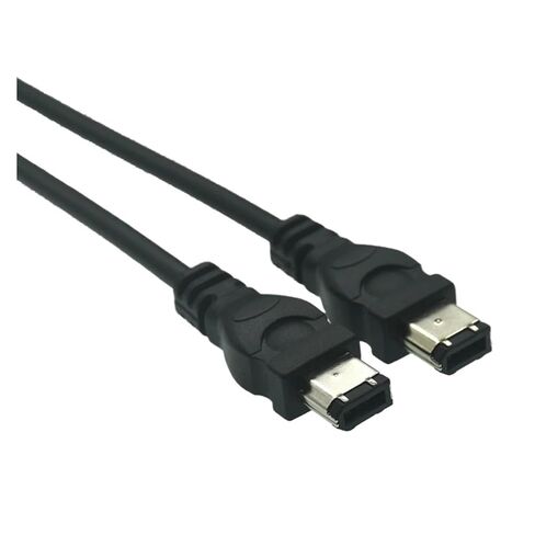6 PIN إلى 6PIN FireWire 400-6-6 كابل IEEE 1394 أسود (5 متر) in Kuwait