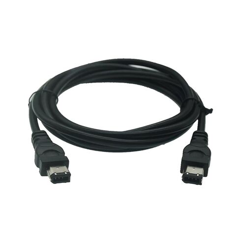 6 PIN إلى 6PIN FireWire 400-6-6 كابل IEEE 1394 أسود (5 متر) in Kuwait