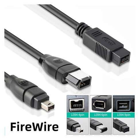 1394 4 Pin 6 9 Firewire Cable 400/800 iLink DV for Computer to Industrial Camera Camcorder(3m,4Pin-4Pin) in Saudi Arabia
