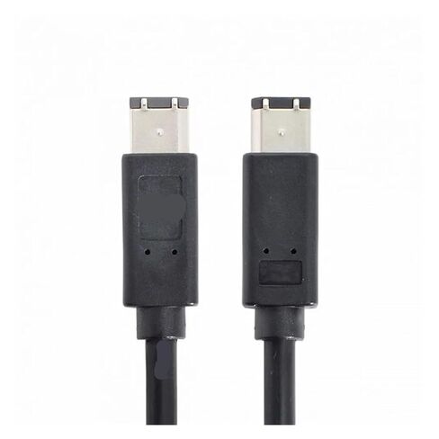 أسود IEEE 1394 6 PIN / 6PIN FireWire 400 إلى 6-6 كابل 6P-6P in Saudi Arabia