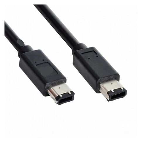 أسود IEEE 1394 6 PIN / 6PIN FireWire 400 إلى 6-6 كابل 6P-6P in Saudi Arabia