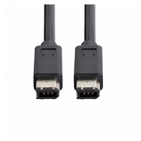 أسود IEEE 1394 6 PIN / 6PIN FireWire 400 إلى 6-6 كابل 6P-6P in Saudi Arabia