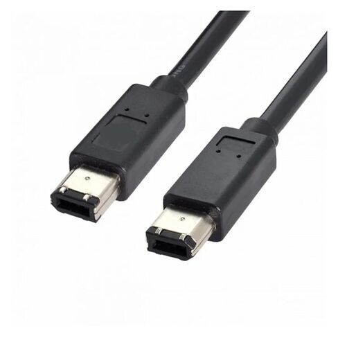 أسود IEEE 1394 6 PIN / 6PIN FireWire 400 إلى 6-6 كابل 6P-6P in Saudi Arabia
