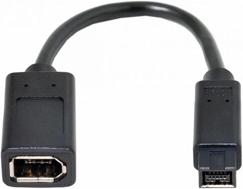 IEEE 1394 6Pin Female to 1394b 9Pin Male Firewire 400 to 800 Cable 20cm in Saudi Arabia