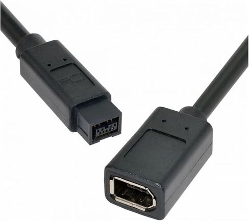 IEEE 1394 6Pin Female to 1394b 9Pin Male Firewire 400 to 800 Cable 20cm in Saudi Arabia