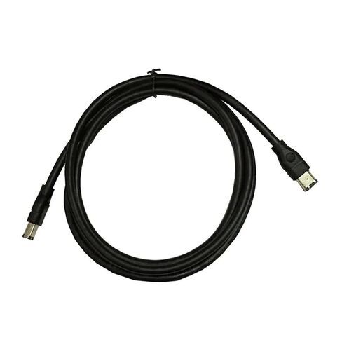 1.8M Firewire Cable Black IEEE 1394 400 to 6Pin Male to Durable Easy to Use in Saudi Arabia