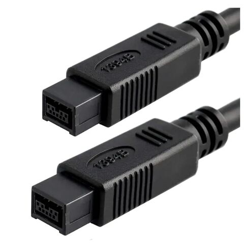 1.8 متر 300 سم 4.5 متر IEEE 1394 Firewire 800 إلى 9-Pin ذكر إلى كابل بيانات سلك أسود مزدوج الحماية (4.5 متر) in Saudi Arabia