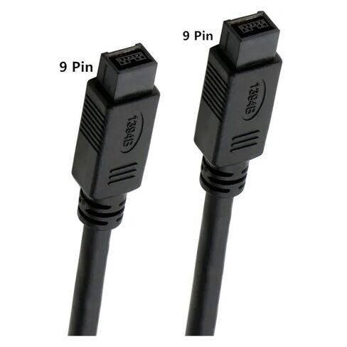 1.8m 300cm 4.5m IEEE 1394 Firewire 800 to 9-Pin Male to Data Cable Black Wire Double Shielded(4.5m) in Saudi Arabia