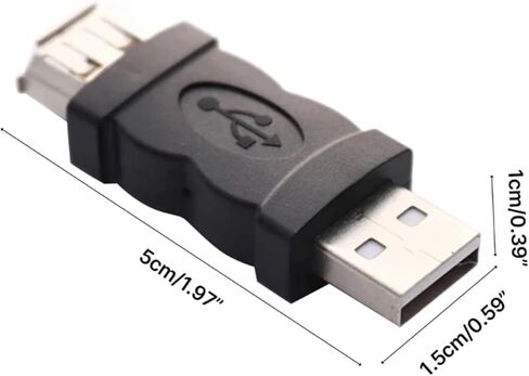 Firewire IEEE 1394 6-Pin Female to USB Male Cable Converter Adapter for Printer in Saudi Arabia