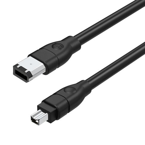 FireWire 4 Pin to 6 Pin iLink DV Cable 6FT, IEEE 1394 Firewire 400 Cord for PC Computer to Canon GL1 GL2 MiniDV, XL H1 XH G1, ZR20 ZR25 ZR50 ZR700 ZR830 ZR850 ZR900 ZR930 ZR950 ZR1000 Camcorders in Saudi Arabia