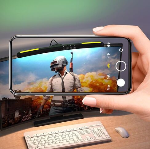Meichoon شاشة الكمبيوتر شريط الضوء شاشة منحنية معلقة ضوء مع RGB الملونة الإضاءة المحيطة أربعة أوضاع التحكم باللمس حماية العين LE13 B in Kuwait