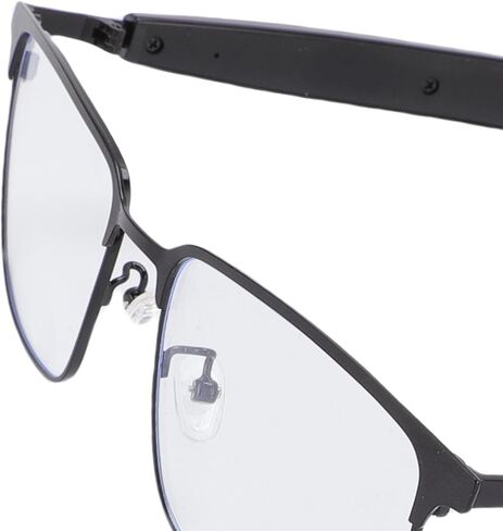 ASHATA Smart Glasses, Blue Light Filtering Wireless Sunglasses with Built in Speakers, IP54 Water Proof Voice Control, for Driving Hiking Outdoor Activities in Saudi Arabia