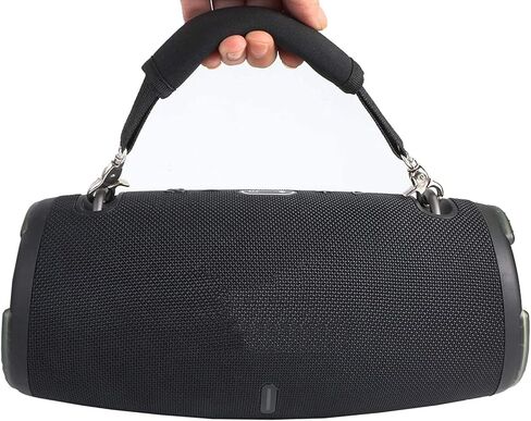 حزام مقبض مكبر صوت قابل للإزالة والتعديل متوافق مع JBL Xtreme 1/2/3/4، W-King X10، Zealot S67 - مقبض حزام حمل بديل لمكبرات صوت بلوتوث المحمولة (أسود) in Saudi Arabia