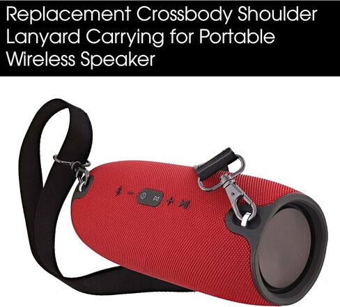 Shoulder Strap Replacement for JBL Xtreme 1/2/3/4, Audio Traveling Carrying Straps Accessories Adjustable Replacement Crossbody Shoulder Lanyard Carrying for Portable Wireless Speaker, in Saudi Arabia