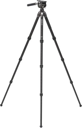 حامل ثلاثي القوائم Benro Tortoise CF 2 Series & FS36PRO مجموعة رأس هجينة - أرجل من ألياف الكربون مكونة من 4 أقسام مع انتشار منخفض الزاوية، رأس كروي مقلوب بقاعدة مسطحة، حمولة 13.2 رطل (TTOR24CFS36PRO) in Saudi Arabia