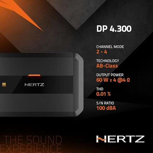 مضخم صوت Hertz DP 4.300 AB-Class 4 قنوات 105 WRMS x 4 عند 2Ω in Saudi Arabia