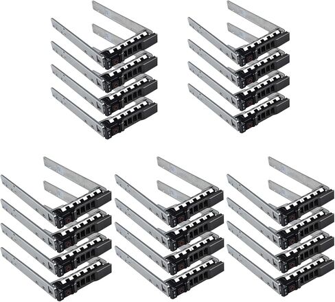 20 حزمة من علبة القرص الصلب 2.5 بوصة SSD HDD Caddy G176J 0G176J حامل القرص الصلب SAS SATA Caddy متوافق مع Dell PowerEdge R720 R630 R730 R830 R930 T430 T440 T640 R720XD in Saudi Arabia