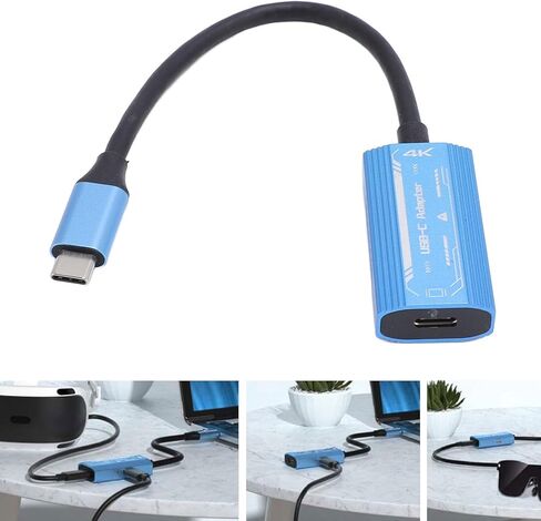 نظارات Asixxsix USB C إلى AR ومحول الشحن، PD3.0 100W 4K 60 هرتز XR، محول شحن USB C للنظارات الذكية للتبديل وسطح البخار والهواتف الذكية وأجهزة الكمبيوتر in Kuwait