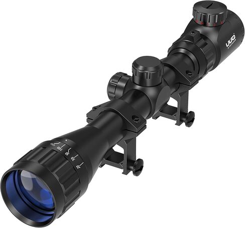 UUQ 3-9x40AO-32AO Rifle Scope with Red & Green Illumination - Long Range Hunting Optics for Air Sniper, Crossbow, Airsoft, Pellet Gun, BB, Airgun - Waterproof, Fog-Proof in Kuwait